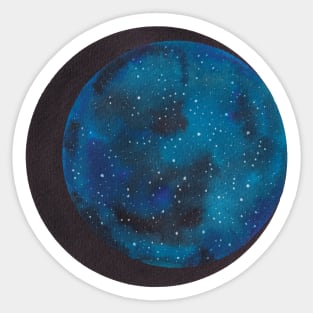 Galaxy moon Sticker